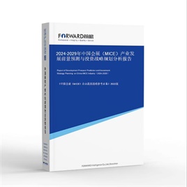 2024-2029年中国会展（MICE）产业发展前景预测与投资战略规划分析报告